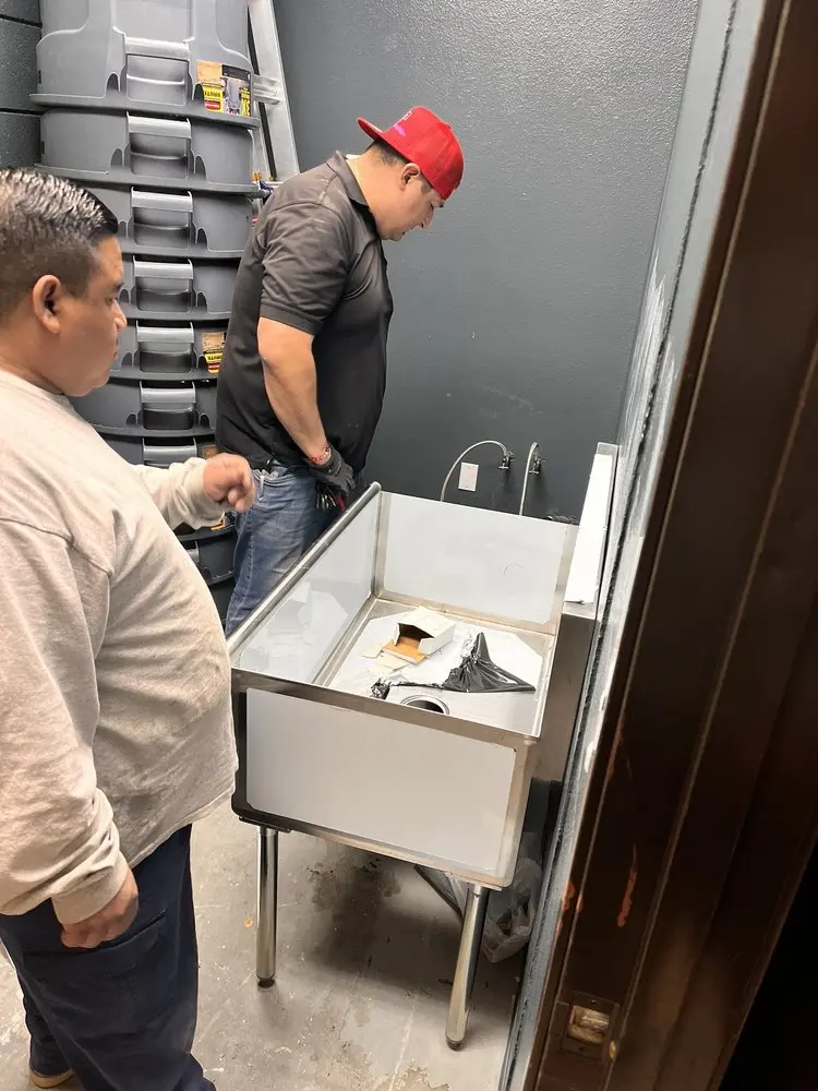 Commercial plumbing and sink installation in Walnut Park